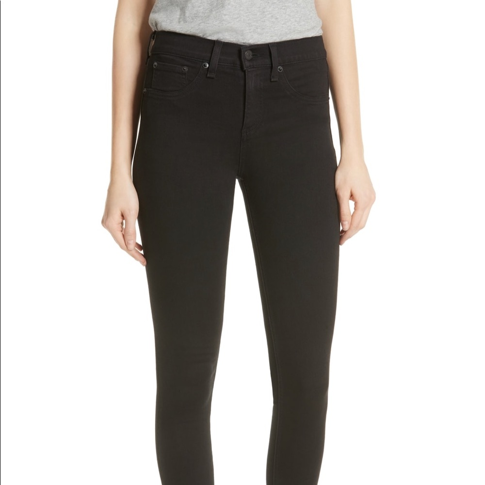 Rag and bone legging jeans black